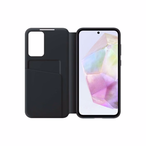 Samsung Smart View Wallet EF-ZA356CBEGWW läppäsuojakuori Samsung Galaxy A35:lle - musta
