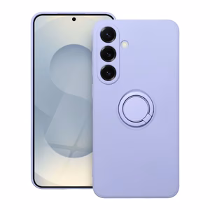 Silikoninen Suojakuori Renkaalla Samsung S25 PLUS:lle violetti