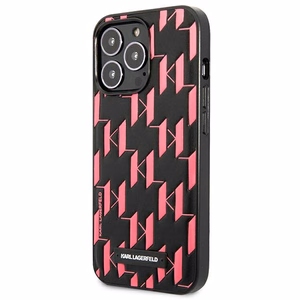 Karl Lagerfeld Monogram Plaque Suojakuori iPhone 13 Pro / 13 6.1" - Vaaleanpunainen