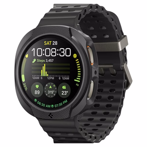 Spigen Liquid Air Suojakuori Samsung Galaxy Watch 8 44mm:lle - Matta Musta
