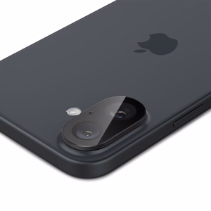 Spigen Optik GLAS.TR Kameransuoja 2-PACK iPhone 16 / 16 Plus:lle - musta