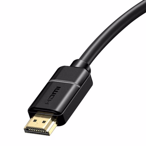 Baseus 2x HDMI 2.0 4K 60Hz kaapeli, 3D, HDR, 18Gbps, 5 m (musta)
