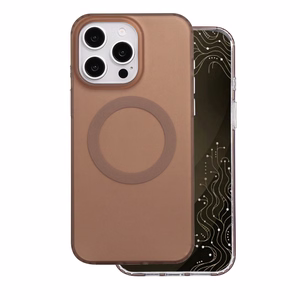 Tecto Shield Mistiq Mag suojakuori iPhone 15 Pro Max 6,7"-mallille, ruskea