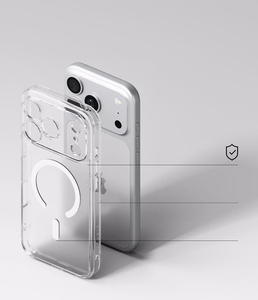 Ringke Fusion Magnetic MagSafe suojakuori malleille iPhone 18 Pro Max / 17 Pro Max, läpinäkyvä matta