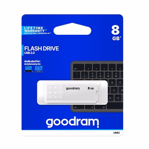 Goodram USB-muisti UME2 8 GB USB Type-A 2.0 valkoinen