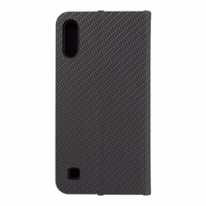 Flip-suojakuori Samsung A10:lle Luna Book Carbon musta