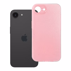 Suojakuori iPhone 16e:lle (SE 4 2025) / 17e kirkas suojakuori 2 mm Blink vaaleanpunainen