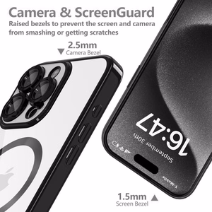 Tech-Protect MagFlex MagSafe Suojakuori Samsung Galaxy A56 5G:lle - Läpinäkyvä vaaleanpunainen