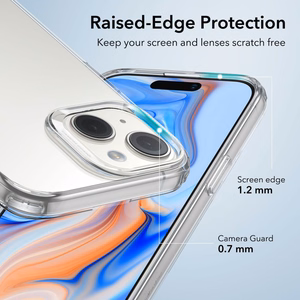 ESR Project Zero Suojakuori iPhone 15:lle - Kirkas