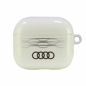 Audi IML Geometric Pattern AirPods 3 Suojakuori - valkoinen