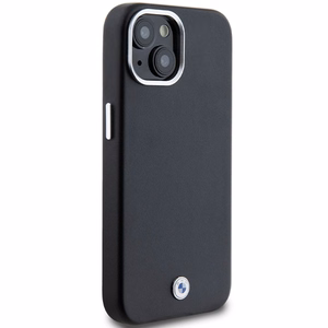 BMW Signature Wrapped Metal MagSafe Suojakuori iPhone 15 Plus / 14 Plus:lle - musta