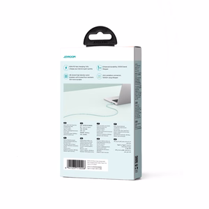 Joyroom Multi-Color Series S-A34 USB-C / USB-C PD 60W kaapeli 1m - vihreä