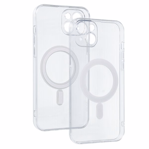 TEL PROTECT MagSilicone Suojakuori iPhone 15 Plus:lle läpinäkyvä