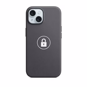 Puhelimen suojakuori FineWoven iPhone 15 Plus / musta / pakkauksessa