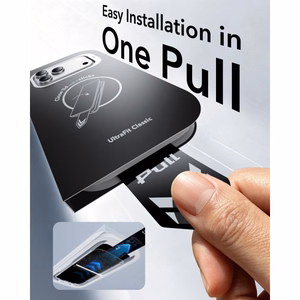 ESR UltraFit Classic 2 kpl karkaistuja laseja malleille iPhone 18 Pro / 17 Pro, musta