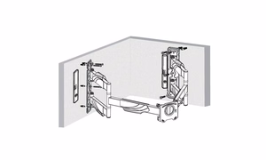 ART AR-85 LCD/LED TV MOUNT 32-70" 45KG VERTICAL/HORIZONTAL ADJUSTMENT
