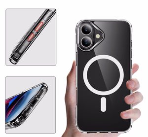Perfectionists Clear Mag Case Apple iPhone 16 Plus clear