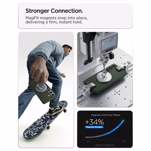 Spigen Nano Pop Mag MagSafe Suojakuori Samsung Galaxy S26:lle - vihreä