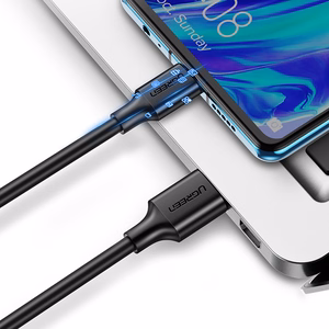 Ugreen US184 20882 USB-A 3.0 / USB-C 3A -kaapeli 1 m - musta