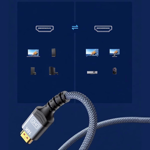 Wozinsky WPS-16AYL2S DisplayPort 2.1 80Gb/s 16K@60Hz 8K@120Hz 4K@240Hz HDR HDCP DSC kaapeli - musta