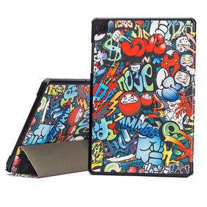 Case Reach Smart Leather Samsung X200/X205 Tab A8 10.5 2021 graffiti