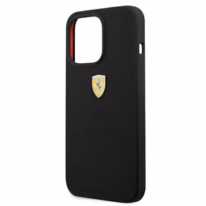 Ferrari FESSIHCP13XBK iPhone 13 Pro Max 6.7" musta/musta kovakotelo Silikoni