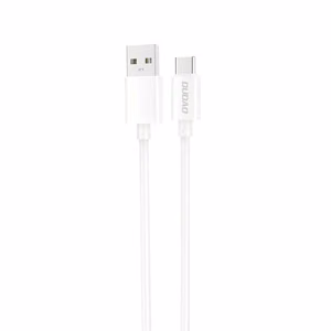 Dudao L4ST USB-A / USB-C cable 2A 1m - white