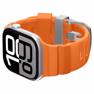 Spigen WBS2 Ranneke Apple Watch 8/9/10/11/SE/Ultra (44/45/46/49 mm) Oranssi