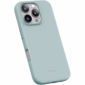Benks Magneettinen Vita Pro silikoninen suojakuori iPhone 16 Pro Max:lle vihreä