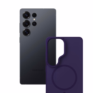 3mk Smoke MagCase Samsung Galaxy S25 Ultra:lle violetti-puoliläpinäkyvä