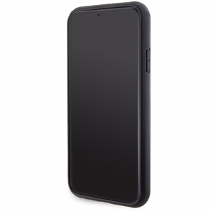 Karl Lagerfeld Gripstand Saffiano Choupette Pins Case for iPhone 11 / Xr - Black