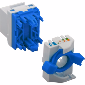 Techly CAT 6a KeyStone RJ45 liitin UTP suojaamaton työkaluton IWP-MD C6A/UROTT