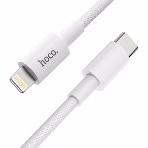 Hoco USB-C - Lightning -kaapeli PD 3A 20W 1 m X56 - valkoinen