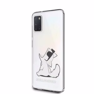 Karl Lagerfeld Choupette Fun Kotelo Samsung Galaxy A31 - läpinäkyvää