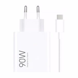 Xiaomi HyperCharge Combo 90W 6.1A USB-A seinälaturi USB-C kaapelilla - Valkoinen