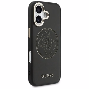 Guess Perforated 4G MagSafe Suojakuori iPhone 17:lle - Musta