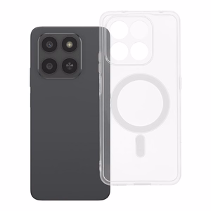 Clear Case 2mm Mag Cover Suojakuori Honor 400 SMART:lle MagSafe-yhteensopiva kameransuojalla läpinäkyvä