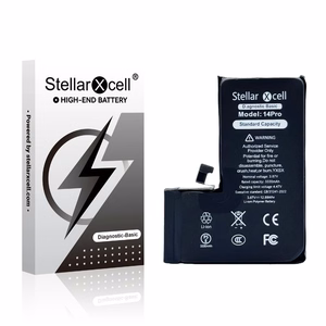 StellarXcell Diagnostic -akku Apple iPhone 14 Pro -puhelimeen, 3200 mAh (vakiokapasiteetti + laadukas BMS-kopio)