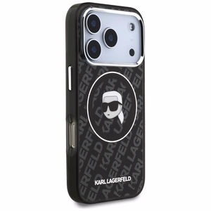 Karl Lagerfeld IML Karl Head Logo MagSafe -suojakuori iPhone 17 Pro Max - musta