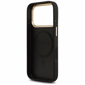 GUESS suojakuori IPHONE 17 Pro:lle MagSafe-yhteensopiva GUHMP17LP4MSEGCK (PU 4G W/ Classic) musta
