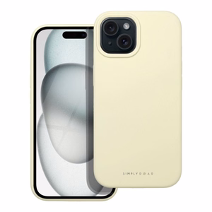 ROAR Suojakuori CLOUD SKIN iPhone 15:lle vaaleankeltainen