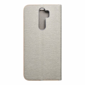 Flip case for Xiaomi Redmi NOTE 8 PRO Luna Book Gold silver