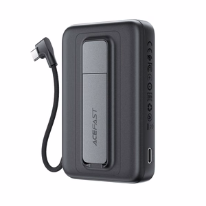 Varavirtalähde Acefast M24-10000 22.5W magneettinen langaton 10000mAh musta