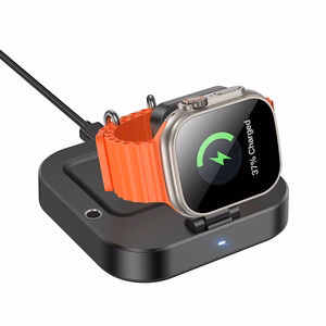 Langaton laturi Hoco 3in1 3A 5W Apple Watch -yhteensopiva CQ16A - musta