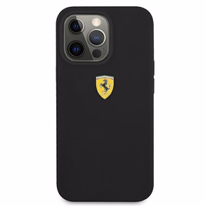 Ferrari FESSIHCP13XBK iPhone 13 Pro Max 6.7" musta/musta kovakotelo Silikoni