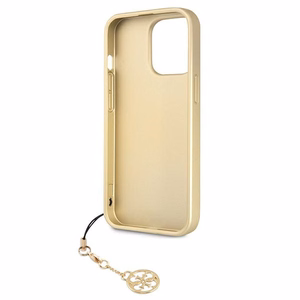 Guess 4G Charms Collection -kovakuori iPhone 13 Pro / 13 6.1" ruskea