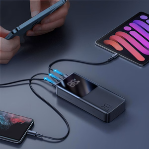 Joyroom powerbank 20000mAh 22.5W PD QC3.0 AFC musta (JR-QP192)