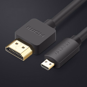 Ugreen Micro HDMI - HDMI -kaapeli 3m musta (HD127)
