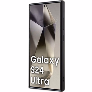 Karl Lagerfeld 3D Rubber Ikonik NFT Suojakuori Samsung Galaxy S24 Ultra:lle - musta