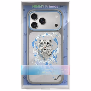 Nimmy Pantera MagSafe Suojakuori iPhone 17 Pro:lle - vaaleanharmaa